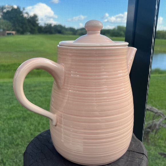 franciscan reflection peach 1982-1984 coffee pot USA 7 3/8” with lid - Picture 6 of 10